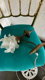 Antieke wandlamp koper, Ophalen of Verzenden