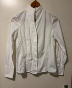 Van Laack witte blouse met ruches - Maat M, Kleding | Dames, Ophalen of Verzenden, Zo goed als nieuw, Maat 38/40 (M), Wit