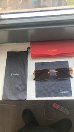 Cartier zonnebril custom glasses, Overige merken, Zonnebril, Bruin, Nieuw
