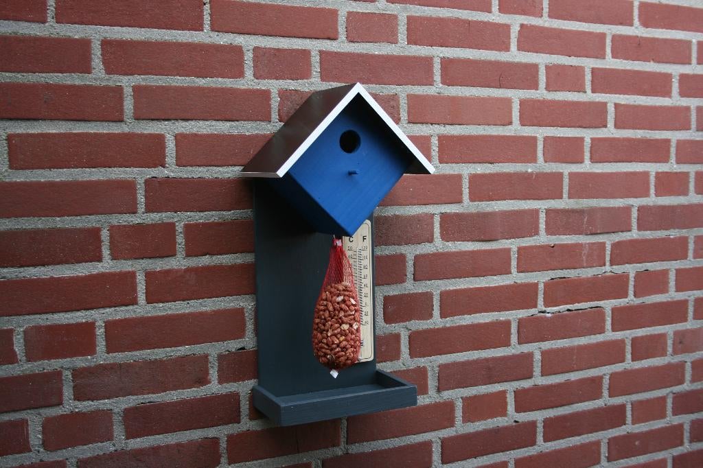 Voederhuisjes - Vogelhuisjes - Thermometer, Tuin en Terras, Vogelhuisjes en Vogelbaden, Nieuw, Ophalen of Verzenden