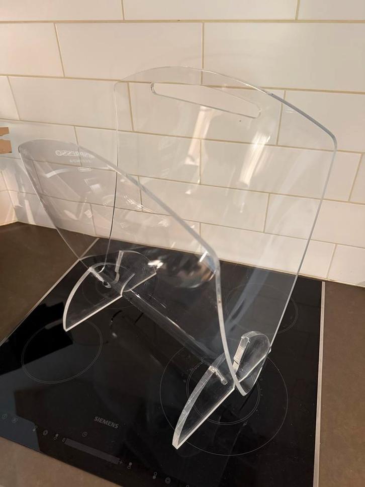 Vintage Plexiglas Tijdschriften Standaard, Huis en Inrichting, Woonaccessoires | Krantenbakken en Lectuurbakken, Gebruikt, Ophalen of Verzenden