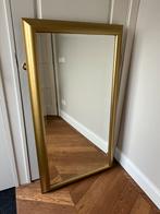 Gouden spiegel, Huis en Inrichting, Woonaccessoires | Spiegels, 100 tot 150 cm, Rechthoekig, Zo goed als nieuw, 50 tot 75 cm