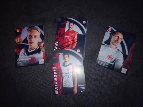 Gesigneerde 2024-2025 set spelerskaarten Eintracht Frankfurt, Verzamelen, Sportartikelen en Voetbal, Nieuw, Spelerskaart, Buitenlandse clubs