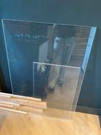 2 x plexiglas / acrylglas platen, Doe-het-zelf en Verbouw, Ophalen, Gebruikt, Overige materialen, Minder dan 20 mm