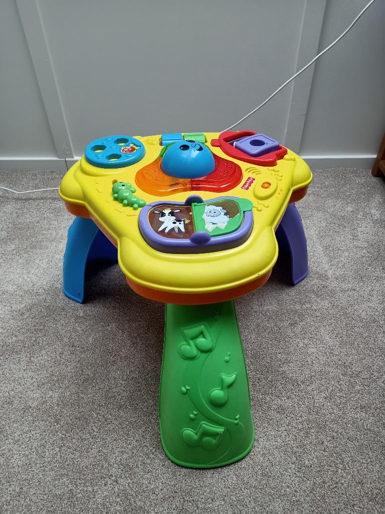 Speeltafel Fisher Price, met licht en geluid, Ophalen, Zo goed als nieuw, Overige typen, Met licht