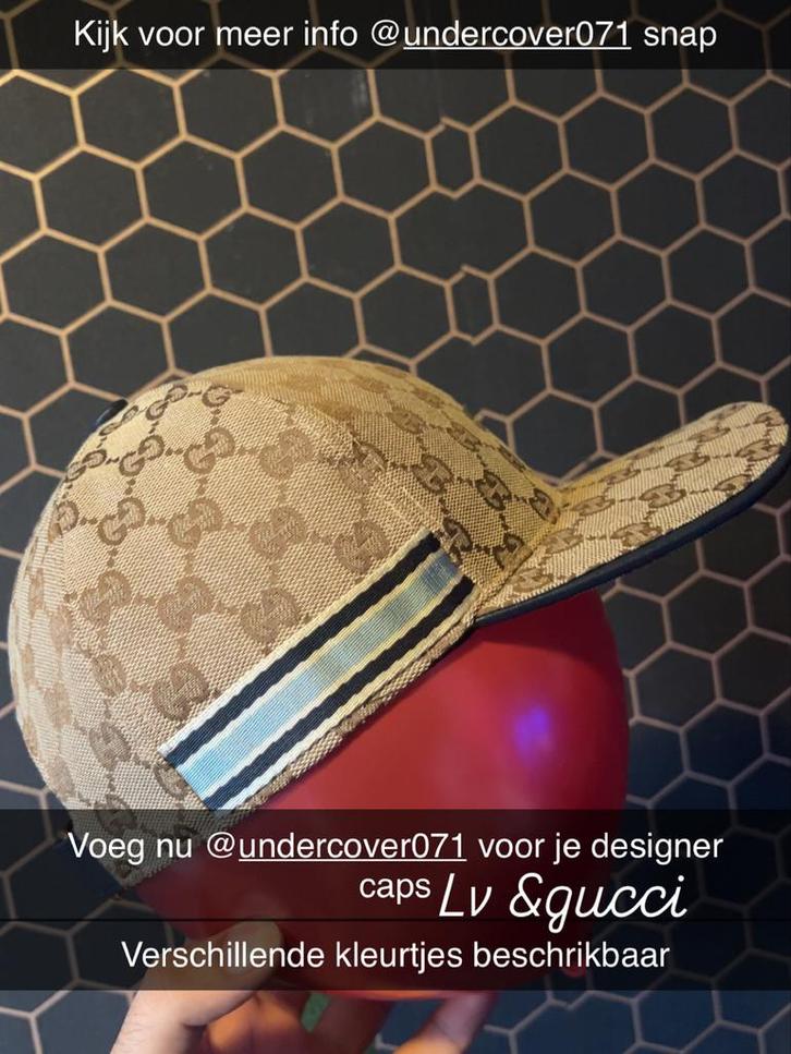 Gucci pet, Kleding | Heren, Hoeden en Petten, Nieuw, Pet, One size fits all, Ophalen of Verzenden