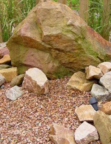 Grauwacker grau akker bond natuursteensplit 8-16 beschikbaar voor biedingen