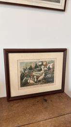 Schilderij van duiven, Ophalen of Verzenden