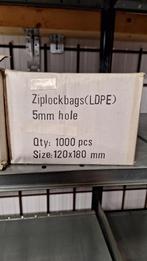 18.000x Grip zakjes Ziplock zakjes plastic zakjes 120x180mm, Hobby en Vrije tijd, Feestartikelen, Nieuw, Ophalen