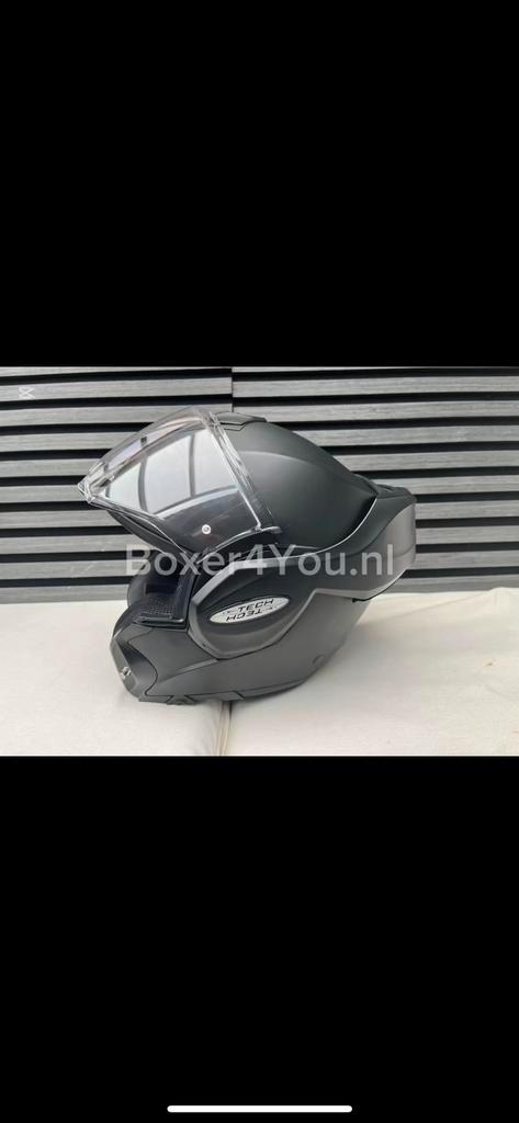 Scorpion Exo Tech matt zwart maat M, Motoren, Kleding | Motorhelmen, Heren, Systeemhelm, M, Overige merken, Nieuw zonder kaartje