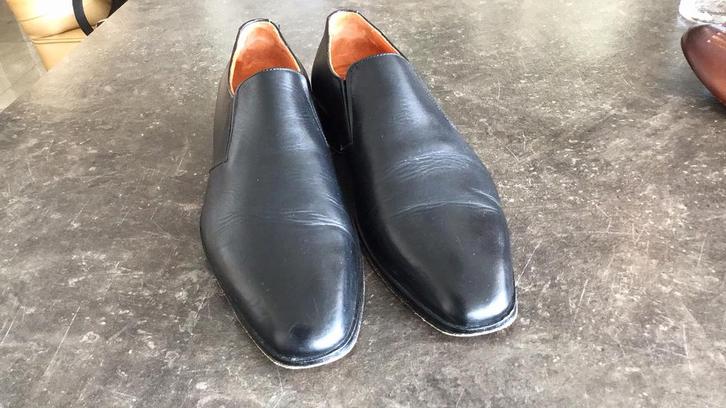 Heren instapper Reinhard Frans maat 42, Kleding | Heren, Schoenen, Zo goed als nieuw, Loafers, Blauw, Ophalen of Verzenden