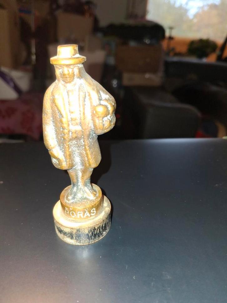 Antiek bronzen beeldje 'Boras'van nils castegren, Antiek en Kunst, Kunst | Beelden en Houtsnijwerken, Ophalen of Verzenden