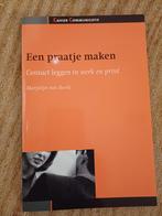 Een praatje maken - Contact leggen in werk en privé, Ophalen of Verzenden, Zo goed als nieuw, Marjolijn van Burik