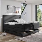 Boxspring Ampera Elektrisch Dreambedden, Grijs, Ophalen of Verzenden, 200 cm, 160 cm