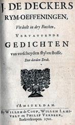 J. de Deckers - Rym-oeffeningen (1702), Ophalen of Verzenden