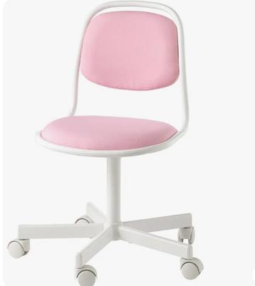 Roze Kinderbureaustoel - Zie Foto voor Afmetingen beschikbaar voor biedingen
