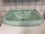 Mintgroene Vintage Wastafel GRATIS, Doe-het-zelf en Verbouw, Sanitair, Ophalen of Verzenden, Gebruikt, Wastafel
