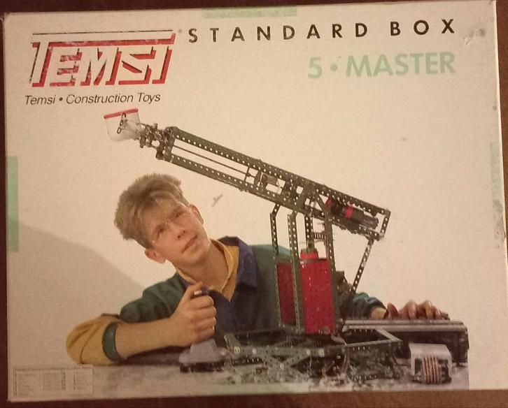 Zware Doos TemSi Metaal Constructie Bouwdoos Als Meccano, Antiek en Kunst, Antiek | Speelgoed, Ophalen