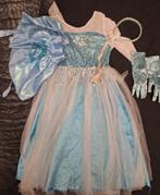 Frozen jurk, Kinderen en Baby's, Carnavalskleding en Verkleedspullen, Ophalen of Verzenden, Gebruikt, 134 t/m 140, Meisje