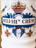 Vintage Apothekerspot ‘Delphi Cream’ Keramiek 2 stuks, Antiek en Kunst, Antiek | Keramiek en Aardewerk, Ophalen of Verzenden