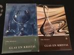 Nederlands glas en kristal 1+2 door Elka Schrijver, Antiek en Kunst, Ophalen of Verzenden