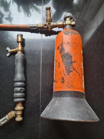 Brander / soldeerbrander voor koper en zink / vulpijp beschikbaar voor biedingen