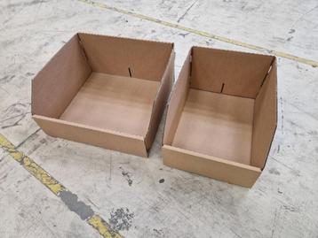 Partij magazijndozen dubbelkarton 60x40cm gebruikt beschikbaar voor biedingen