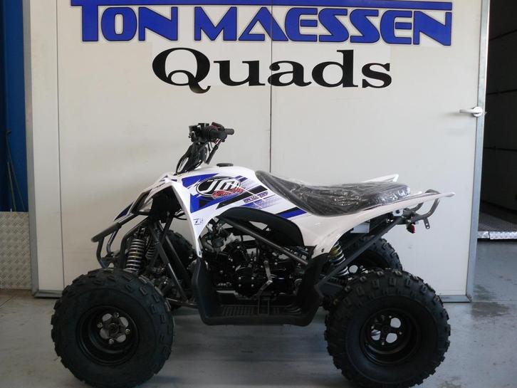 Op voorraad kinderquad 125cc automaat bij ton maessen quads, Motoren, Quads en Trikes, 1 cilinder, Ophalen
