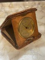 Prachtige antieke Junghans 7R opvouwbare reisklok/reiswekker, Sieraden, Tassen en Uiterlijk, Horloges | Antiek, Ophalen of Verzenden