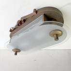 art deco plafonniere, Huis en Inrichting, Lampen | Plafondlampen, Ophalen of Verzenden, Gebruikt, Glas, Art deco