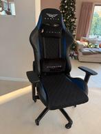 Gamvis Gamestoel - zeer goed - Zwart/Blauw, Ophalen, Zwart, Zo goed als nieuw, Gaming bureaustoel