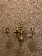 Koperen 3 arms kandelaar, Ophalen of Verzenden, Koper of Brons