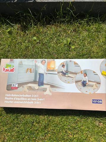 Playland evenwichtbalk of mini glijbaan 3in 1 nieuw in doos  beschikbaar voor biedingen