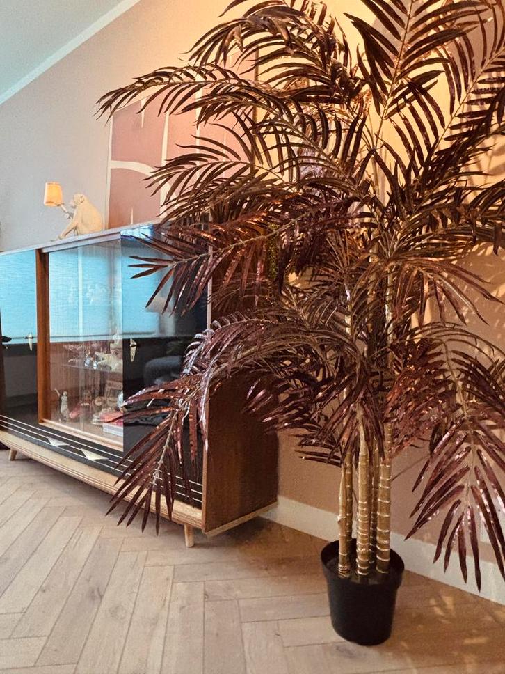 Kunstpalm brons 180 cm, Huis en Inrichting, Woonaccessoires | Kunstplanten en Kunstbloemen, Ophalen