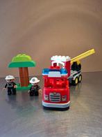 Duplo brandweerwagen en brandweermannen, Ophalen of Verzenden, Zo goed als nieuw, Complete set, Duplo