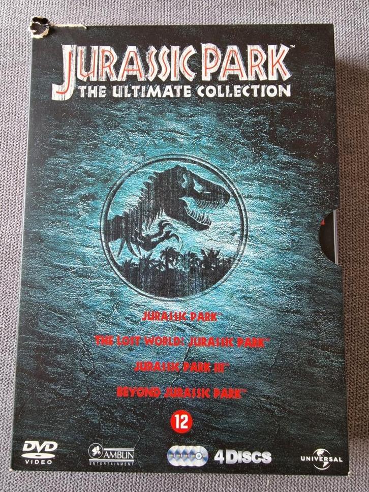 Blu Ray: the Jurassic Park - the Ultimate Collection, Cd's en Dvd's, Dvd's | Science Fiction en Fantasy, Zo goed als nieuw, Fantasy