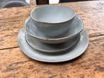 Xenos Toscane Grijs Servies - 20 Delig, Ophalen, Zo goed als nieuw, Effen, Aardewerk