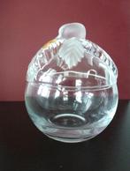 Vintage NACHTMANN zwaar kristallen Jampot/ Suikerpot, Ophalen of Verzenden