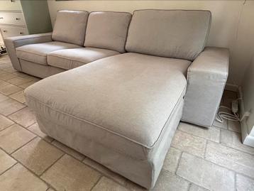 Kivik 3 zits bank-chaise longue. beschikbaar voor biedingen