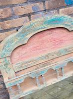 Shabby/India/Antieke/Halspiegel/Spiegel, Antiek en Kunst, Ophalen, Rechthoekig