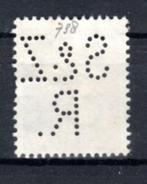 NEDERLAND : 1953 : Perfin &@  S&Z  R.  @& on Y.600., Ophalen of Verzenden, Na 1940, Gestempeld