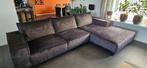Bank met chaise longue rechts, 100 tot 125 cm, Metaal, 300 cm of meer, Ophalen of Verzenden
