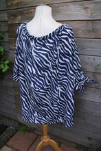 Tuniek blauw/ wit Paptika mt T4 (EU50) Vaste prijs, Kleding | Dames, Grote Maten, Blauw, Blouse of Tuniek, Ophalen of Verzenden