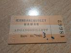 entreekaartje kaartje ticket museum hamar jernbanemuseet, Ophalen, Gebruikt, Trein, Overige typen