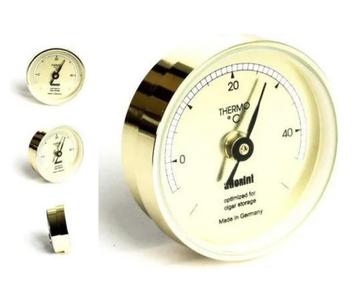  ATM02 ADORINI  HUMIDOR TEMPERATUUR METER GOLD   beschikbaar voor biedingen