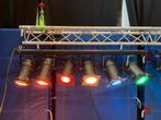 Complete Lichtinstallatie - 12x PAR 64, Muziek en Instrumenten, Licht en Laser, Ophalen, Gebruikt, Licht, Kleur