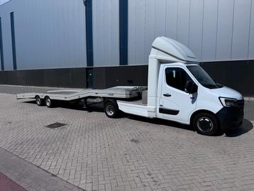 Renault Master BE Trekker + Veldhuizen 9 meter autotransport beschikbaar voor biedingen