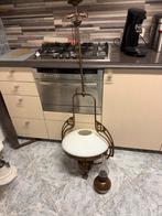 OLIEHANGLAMP COMPLEET UIT ERFENIS, Antiek en Kunst, Ophalen of Verzenden