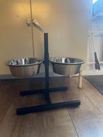 Voerbak hond voor een grote hond, Ophalen, Verstelbaar, Zo goed als nieuw