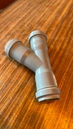 T stuk 32mm afvoerbuis, Doe-het-zelf en Verbouw, Buizen en Afvoer, Ophalen, Afvoer, Pvc, Zo goed als nieuw